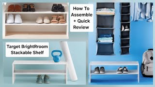 Target - Brightroom Stackable Shelf - How To Assemble