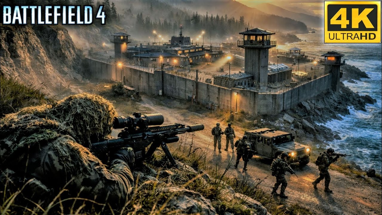 ESCAPE FROM PRISON | BATTLEFIELD 4 GAMEPLAY #3 | HAMZA GAMING EMPIRE 