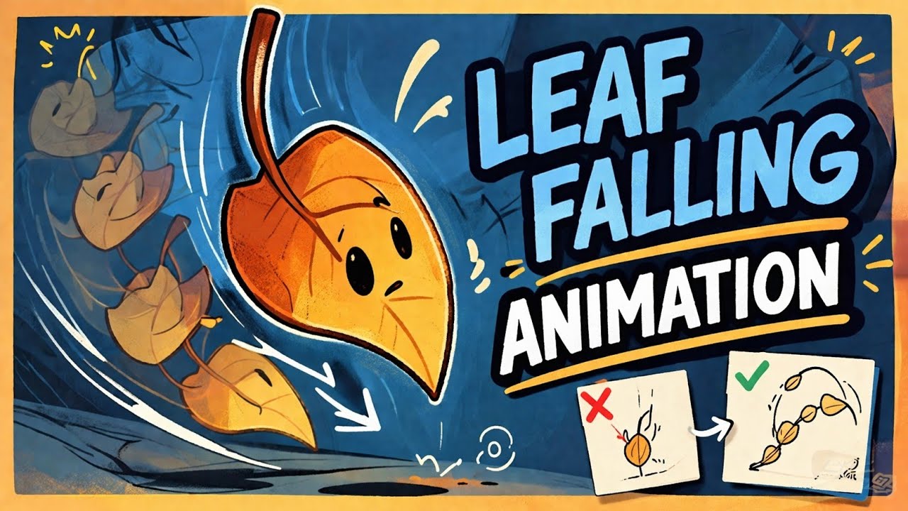 How to Make a FALLING LEAF Animation in ibisPaint X (Easy Tutorial ...