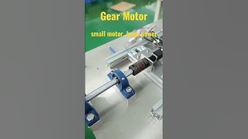 What can a small gear motor do? #brushlessdcmotor #bldcmotor #gearmotor #stepper_motor