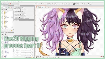【Live2D】rigging my new vtuber model - part 1 (mesh and texture atlas)