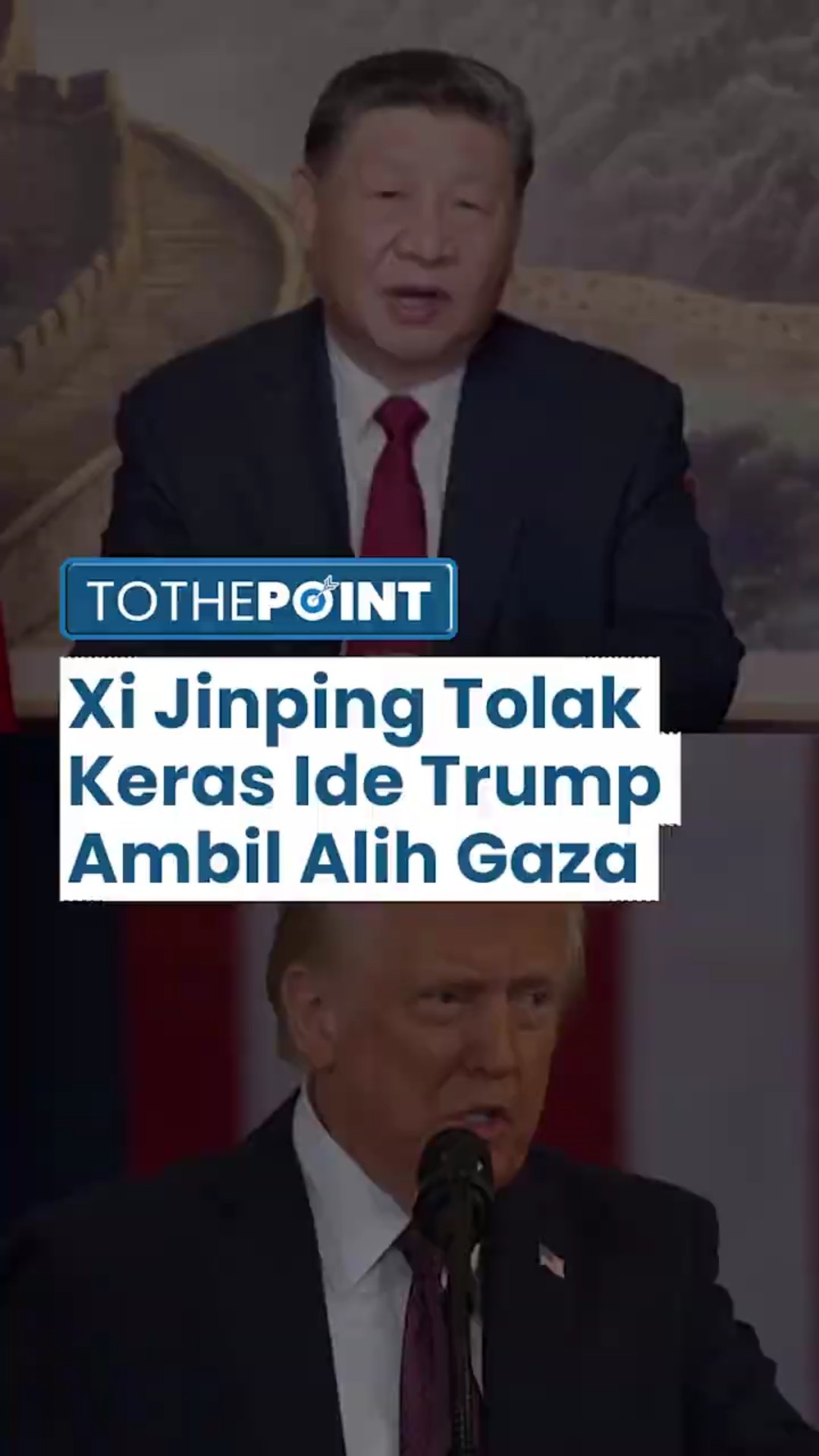 Xi Jinping Menentang Ide Trump Ambil Alih Gaza di Bawah Kuasa AS, Tolak Usir Jutaan Warga Palestina