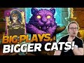 THE BIG PLAYS AND EVEN BIGGER CATS! | Hearthstone Battlegrounds | Savjz