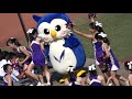 2018秋季リーグ戦10/7(日) 東大VS明治第2試合　明治のダンス　ゆるキャラ“めいじろう”も応援に参加！