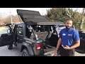 New 2018 Wrangler JL Soft Top Removal and Installation