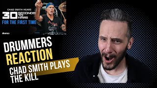 Drummers HONEST reaction | Chad Smith - The Kill  (Drum Cover)