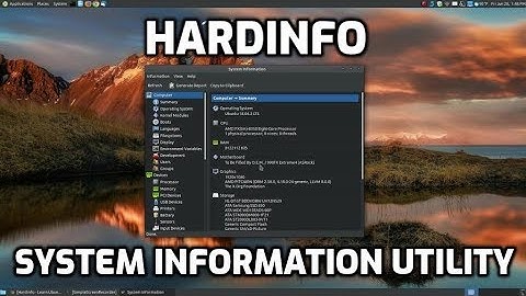 HardInfo: System Information Utility for Linux