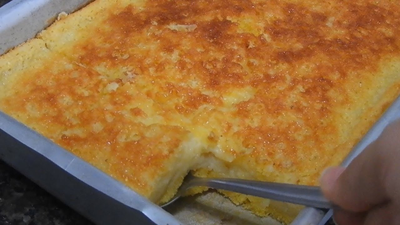 Bolo de fubá com leite de coco, Receita