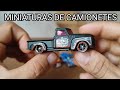 Miniaturas de camionetes chegando na coleção
