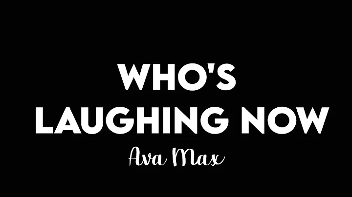 (1 HOUR + LYRICS) Ava Max - Who's Laughing Now
