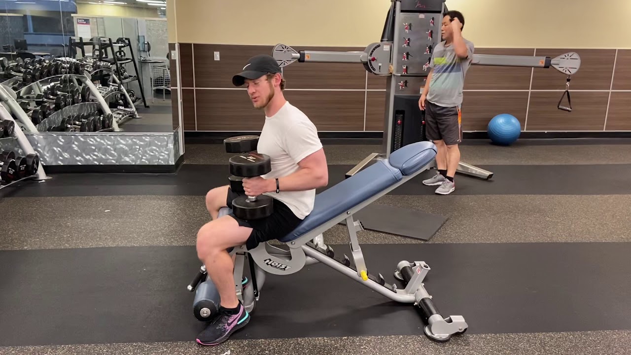 Gripping The Dumbbells