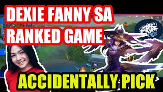 Dexie Diaz - Fanny On Ranked Game Accidentally Pick