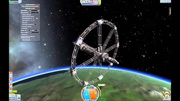 KSP How to lift a circular space station into orbit