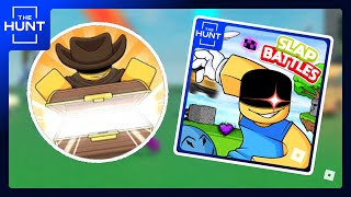 [THE HUNT] How to get THE HUNT badge in SLAP BATTLES 👏 || Roblox