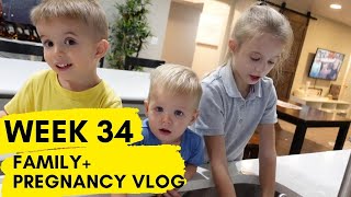 34 Week Pregnancy Checkup and Chore Time Routine Vlog