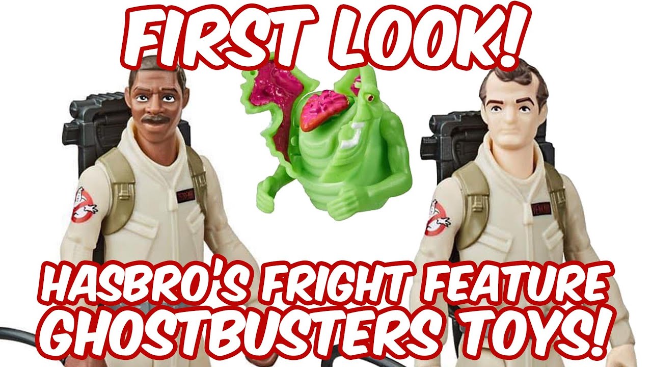 First Look Hasbro S 5 Fright Feature Ghostbusters Figures Youtube