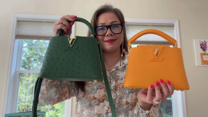 Capucines Mini Handbag in Emeraude Green – THE MODAOLOGY