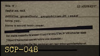SCP-048  The Cursed SCP Number