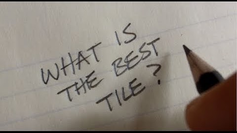 356 - Review of Tile for Flintknapping Part 1 Home Depot