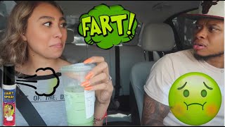 Fart Spray PRANK on Boyfriend!!! *Funny reaction*