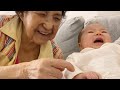 85세 한국 할머니, 혼혈 증손녀 본 반응 | 진돗개 가족 vlog