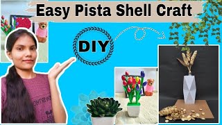 How To Make Pista Shell Craft 💡| Best Out of Waste | Easy Pista Shell Craft