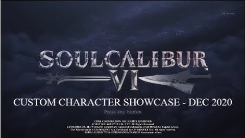Soul Calibur VI Custom Character Showcase - December 2020