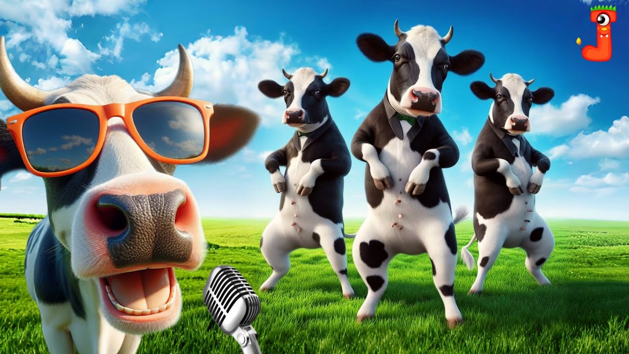 COW VIDEO 🐮🐄 COWS MOOING AND GRAZING IN A FIELD 🐄🐮