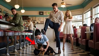 Rich Couple Kicked A Waitress Shielding Her German Shepherd Pupnot Knowing A Navy Seal Was Watching