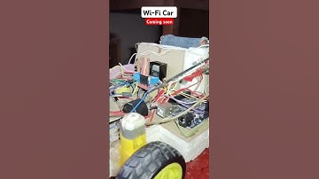 Wi-Fi Control Robot Car 🤖||how to make mobile control car using ESP-8266#shorts #wificar