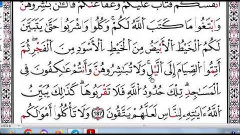 سورة البقرة صفحة29 برواية قالون