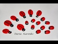 DIY Божья коровка для канзаши и украшений. Два способа! / Ladybug kanzashi