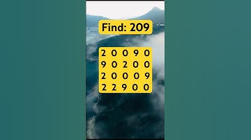 Find “209” #shorts #brainteaser #puzzle #find #209 #trend