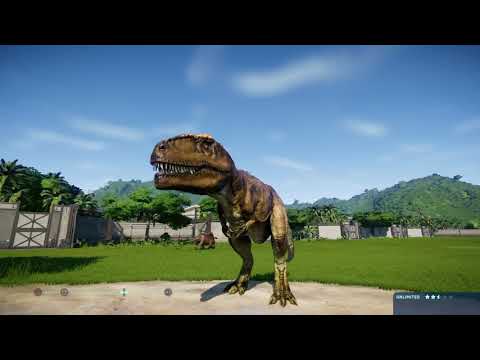 jurassic-world-evolution:-nasutoceratops-vs-giganotosaurus-(base-genome)