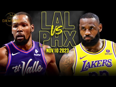 Los Angeles Lakers vs Phoenix Suns Full Game Highlights | Nov 10, 2023 | FreeDawkins