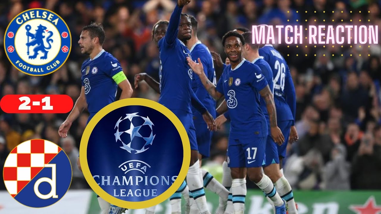 Chelsea vs Dinamo Zagreb 2-1 Reaction Live Champions League UEFA UCL Football Match Highlights 2022