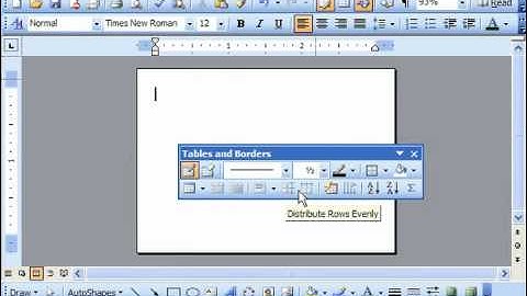 Word 2003 Tutorial The Tables & Borders Toolbar Microsoft Office Training Lesson 17.1