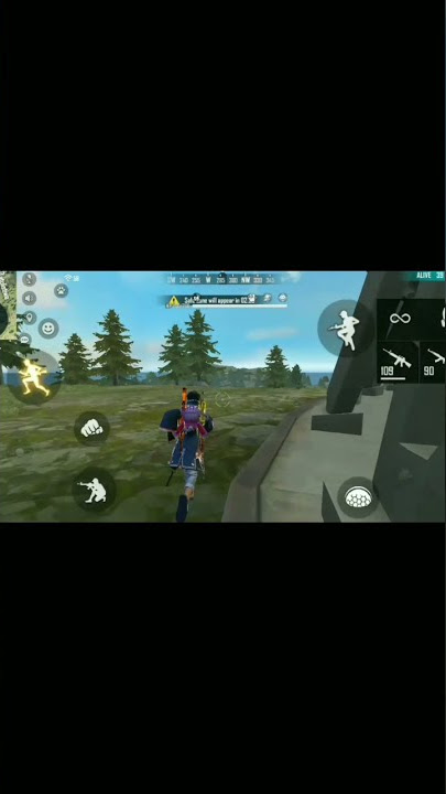 free fire 1 v 4 clutch by NCOK FF #shorts