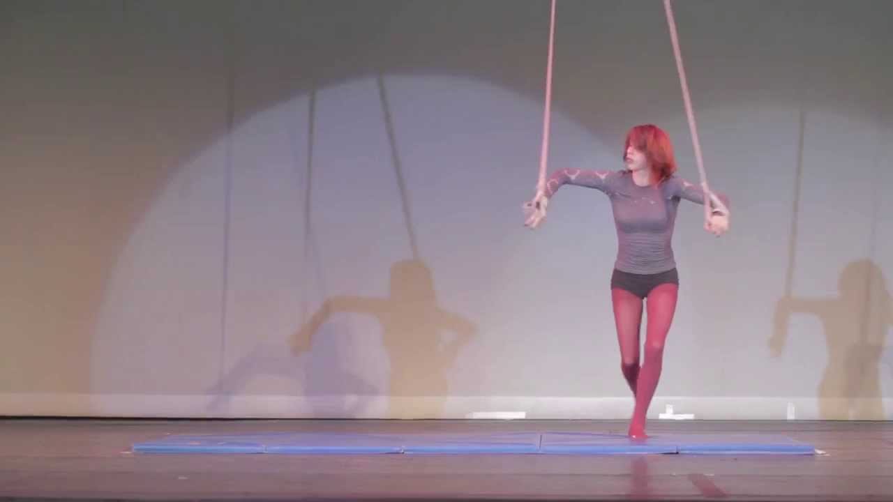 Althea at the Bay Area Circus Festival 2013 (Aerial Straps)