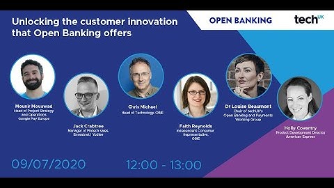 OBIE / TechUK webinar - focus on trust in open banking