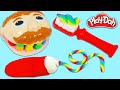 Brushing Mr. Play Doh Head