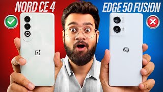 Moto Edge 50 Fusion vs OnePlus Nord CE 4 *Full Comparison* ⚡ Best Phone Under 25K?