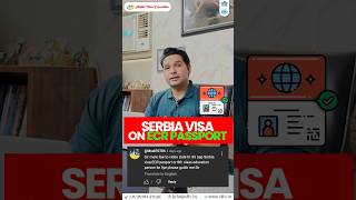Serbia Visa on ECR Passport #serbia #serbiavisa #visaimmigration #touristvisa #serbiatourism
