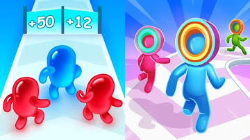 Join Blob Clash 3D VS Layer Man 3D MAX LEVELS UNLOCKED Gameplay Android,ios