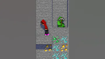 Mikey Never Give Up Mining MAIZEN Minecraft Animation Shorts 