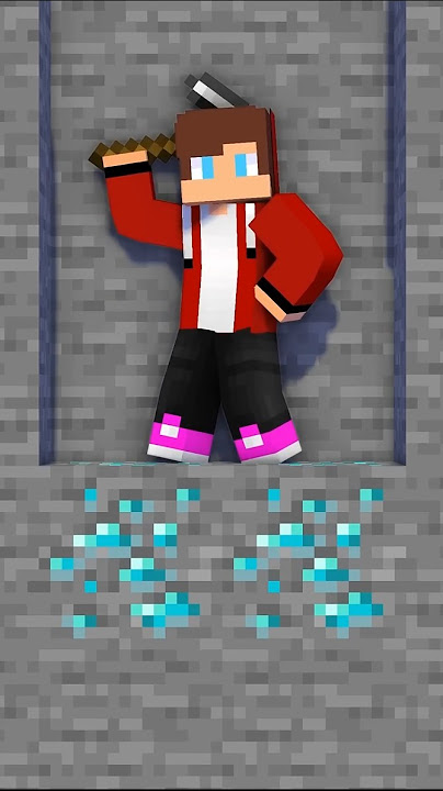 Mikey Never Give Up Mining! - MAIZEN Minecraft Animation #shorts