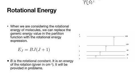 Chapter 3.3 - Rotational Partition Functions