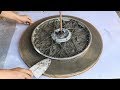 DIY- ❤️ Great Skill ❤️ - Making a versatile turntable from wheels and cement