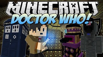 Minecraft | DOCTOR WHO! (Tardis, Daleks, Cybermen & More!) | Mod Showcase [1.6.2]