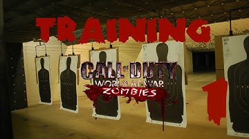 World at War- Custom Zombies: Training; I remember this map! Part 1